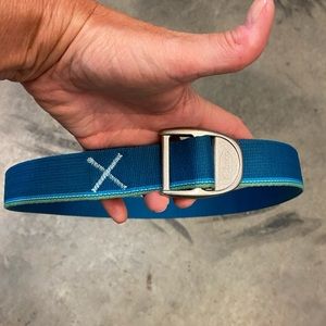 Chaco men’s belt, teal, 45.5” long